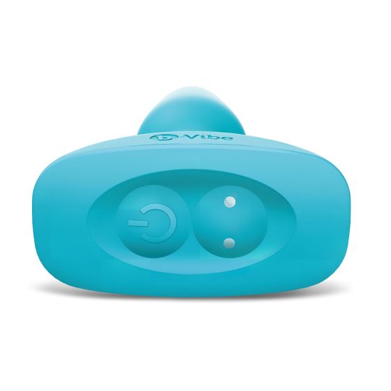 b-Vibe - Rechargeable Beaded Anal Vibrator (Turquoise)