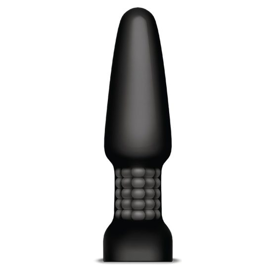 b-Vibe - Rotating Beaded Rechargeable Anal Vibrator (Black)