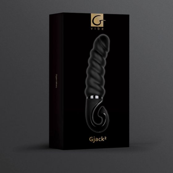 Gvibe G-jack 2 Rechargeable Waterproof Silicone Vibrator (Black)