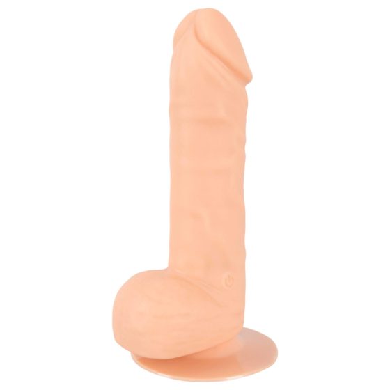 Wireless 7 - radio-controlled silicone vibrator (natural)