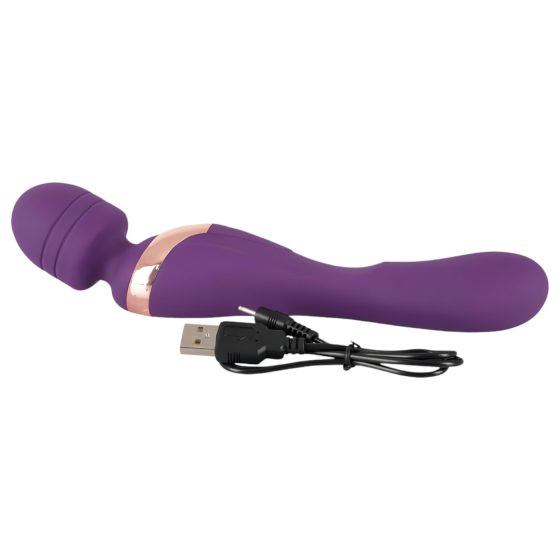 Javida Double - Massage Vibrator (Purple)