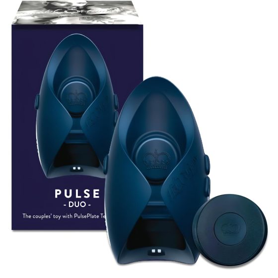 Pulse III Duo - Rechargeable Masturbator and Couples Vibrator (Grey-Blue)