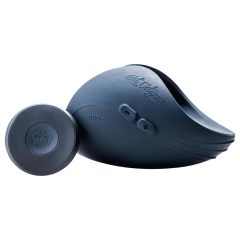   Pulse III Duo - rechargeable masturbator and couple's vibrator (greyish-blue)