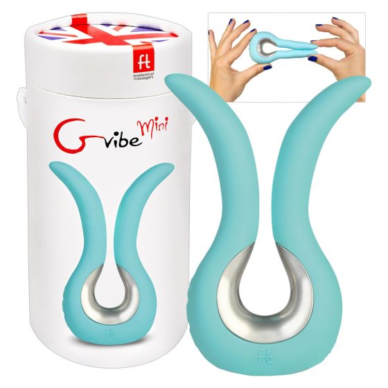 G-vibe Mini - USB silicone vibrator (mint)