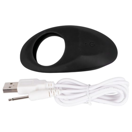 Lust - Rechargeable Vibrating Cock Ring (Black)