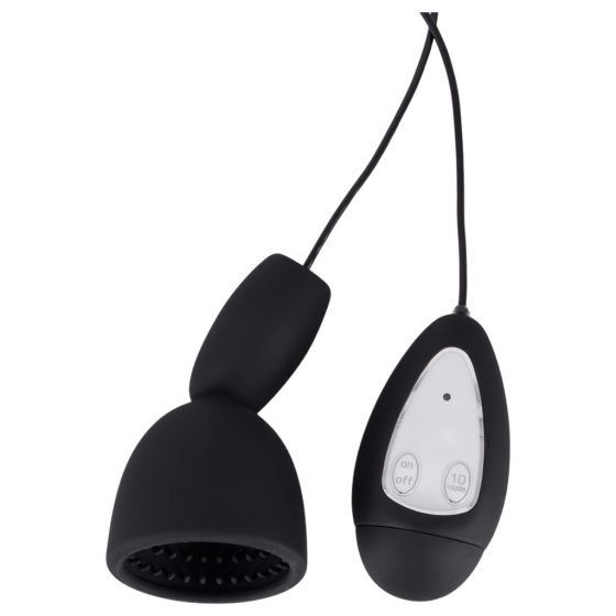 SMILE Glans - acorn vibrator (black)