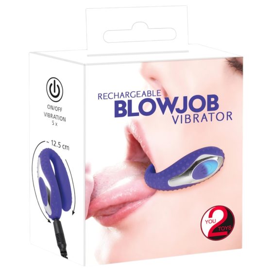 You2Toys - Rechargeable Silicone Mouth Vibrator (Purple)