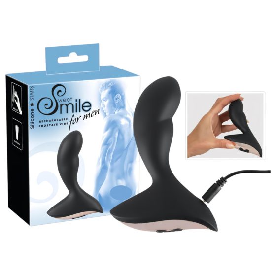 / SMILE Prostate Vibe - Rechargeable Prostate Vibrator (Black)