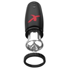 PDX Moto Bator - Sucking, Thrusting Lip Masturbator (Black)