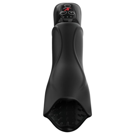 PDX Roto-Teazer - Waterproof Rotating Vibrating Masturbator (Black)