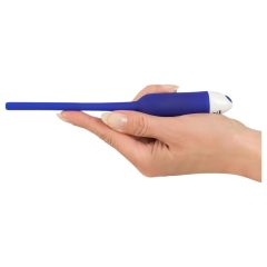   / You2Toys - DILATOR - Hollow Silicone Urethral Vibrator - Blue (7mm)