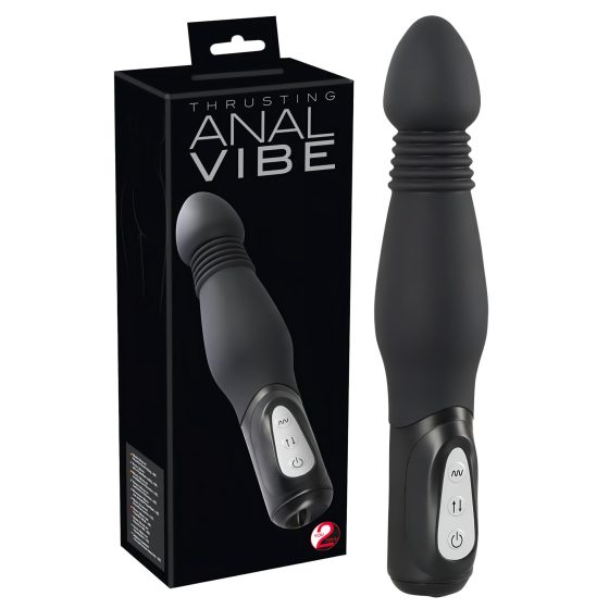 You2Toys - Anal Vibe - Thrusting Anal Vibrator (Black)