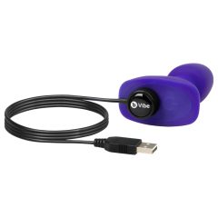 b-Vibe Rimming - Rotating Beaded Anal Vibrator (Purple)