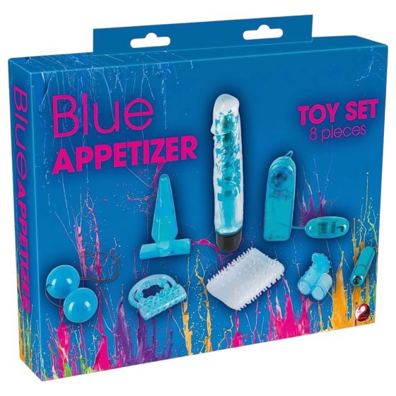 You2Toys - Blue Starter Set - Vibrator Kit (8 Pieces)