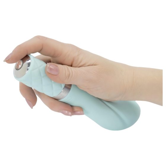 Sassy Pillow Talk - Rechargeable G-Spot Vibrator (Turquoise)