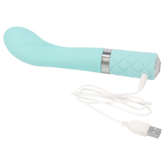 Sassy Pillow Talk - Rechargeable G-Spot Vibrator (Turquoise)