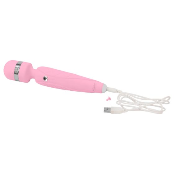 Pillow Talk Cheeky Wand - Rechargeable Massage Vibrator (Pink)