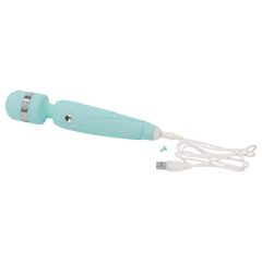   Pillow Talk Cheeky Wand - rechargeable massager vibrator (turquoise)