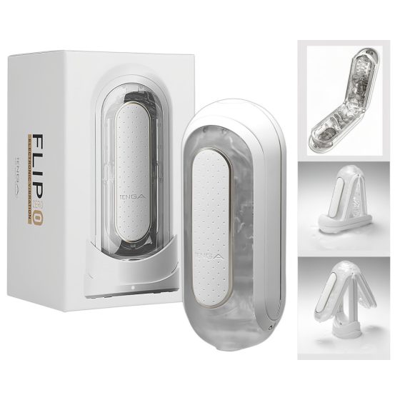 TENGA Flip Zero - Vibrating Masturbator (White)