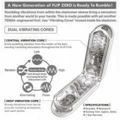 TENGA Flip Zero - Vibrating Masturbator (White)