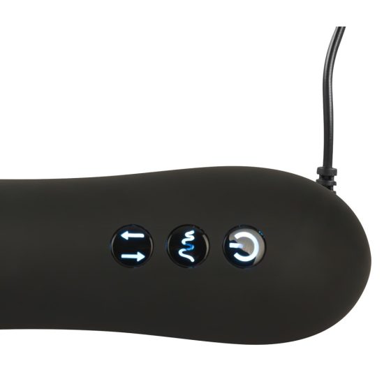 You2Toys - Push it - Rechargeable Thrusting Anal Vibrator (Black)