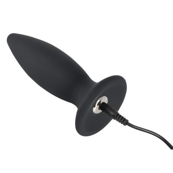 Black Velvet M - Rechargeable, Intermediate Anal Vibrator - Standard (Black)