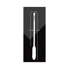 You2Toys Silicone Urethral Vibrator - Long, Black (8-11mm)