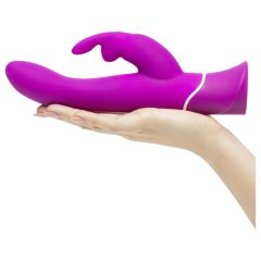   HappyRabbit Curve - Waterproof Rechargeable Clitoral Vibrator (Purple)