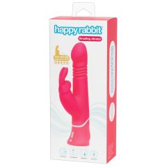   Happyrabbit Thrusting - Rechargeable Thrusting Vibrator with Clitoral Arm (Pink)