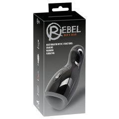   Rebel - heated, vibrating, up-and-down moving masturbator (black)