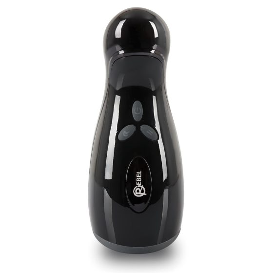 Rebel - Heated, Vibrating, Up-Down Masturbator (Black)