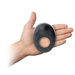 Hot Octopuss Atom - Rechargeable Vibrating Cock Ring (Black)