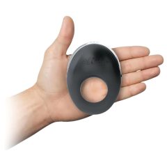 Hot Octopuss Atom - Rechargeable Vibrating Cock Ring (Black)