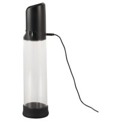   Mr. Boner Workout - Rechargeable, Automatic Penis Pump (Transparent-Black)
