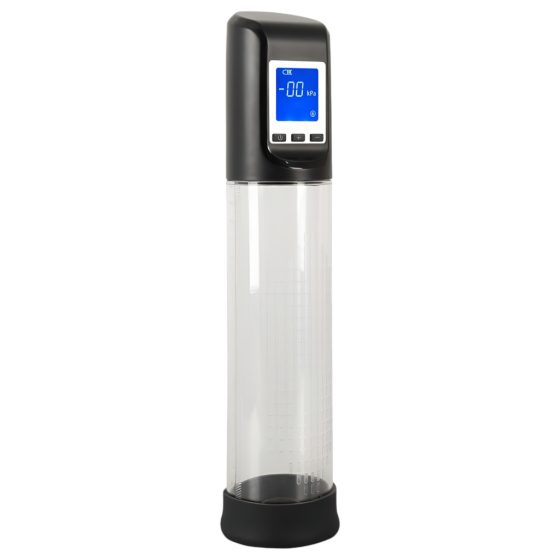 Mr. Boner Workout - Rechargeable, Automatic Penis Pump (Transparent-Black)