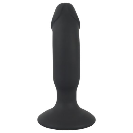 Black Velvet - Rechargeable Penis Anal Vibrator (Black)