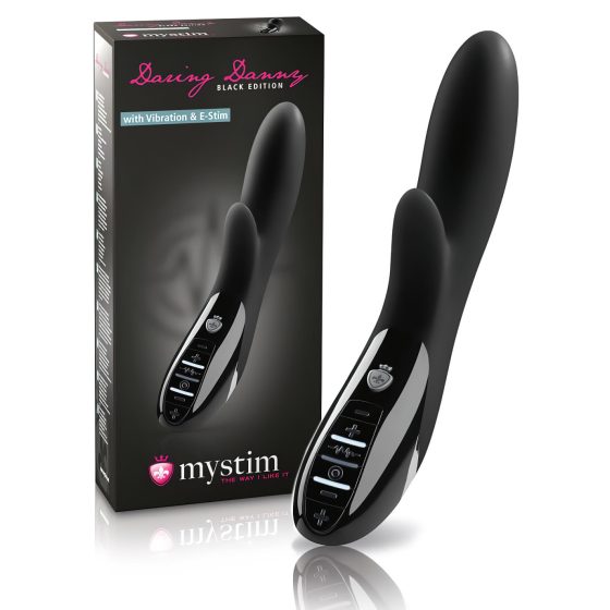 Mystim Daring Danny - Electro-stimulation Vibrator (Black)