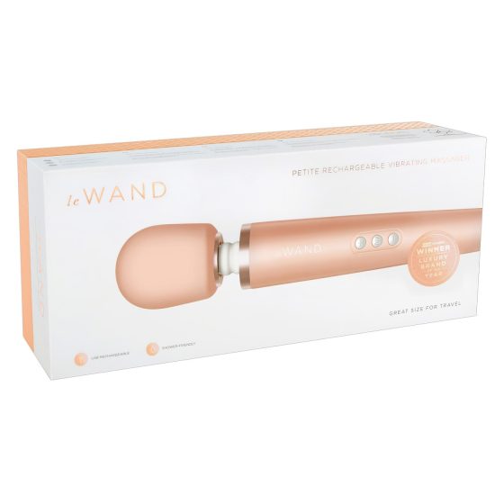 Le Wand Petite - Exclusive Rechargeable Massage Vibrator (Rose Gold)