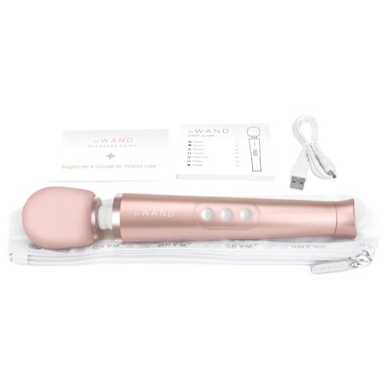 Le Wand Petite - Exclusive Rechargeable Massage Vibrator (Rose Gold)