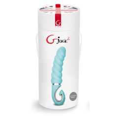   Gvibe G-jack 2 - Rechargeable, Waterproof Silicone Vibrator (Turquoise)