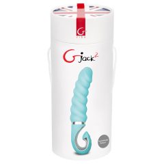   Gvibe G-jack 2 - rechargeable, waterproof silicone vibrator (turquoise)