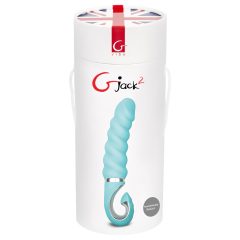   Gvibe G-jack 2 - Rechargeable, waterproof silicone vibrator (turquoise)