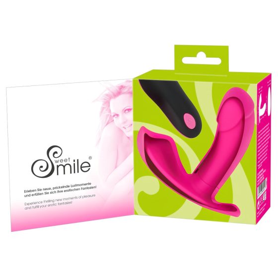 SMILE Panty - Rechargeable, Wireless Clip-on Vibrator (Pink)