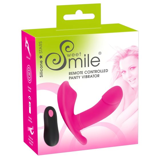 SMILE Panty - Rechargeable, Wireless Clip-on Vibrator (Pink)