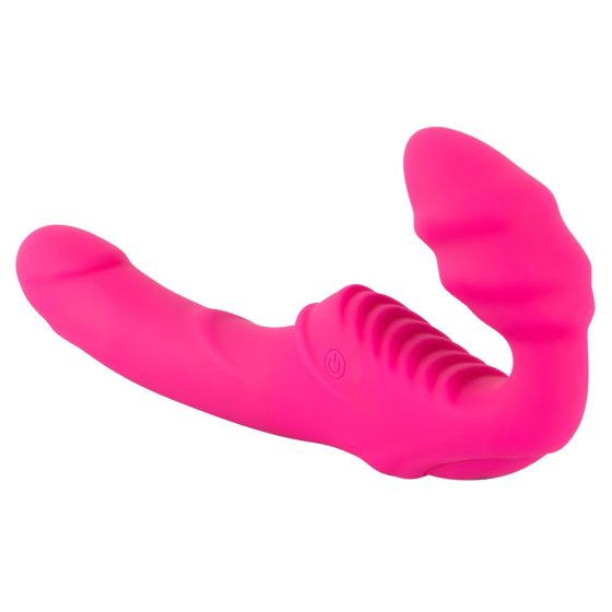 Double2Teaser - Strapless Wearable Vibrator (Pink)