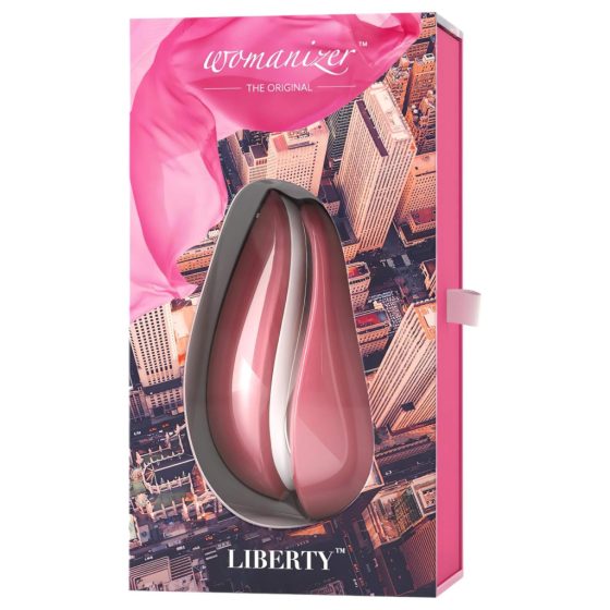 / Womanizer Liberty - Rechargeable Clitoral Stimulator (Pink)