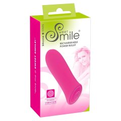   SMILE Power Bullet - Rechargeable, Extra Strong Mini Vibrator (Pink)