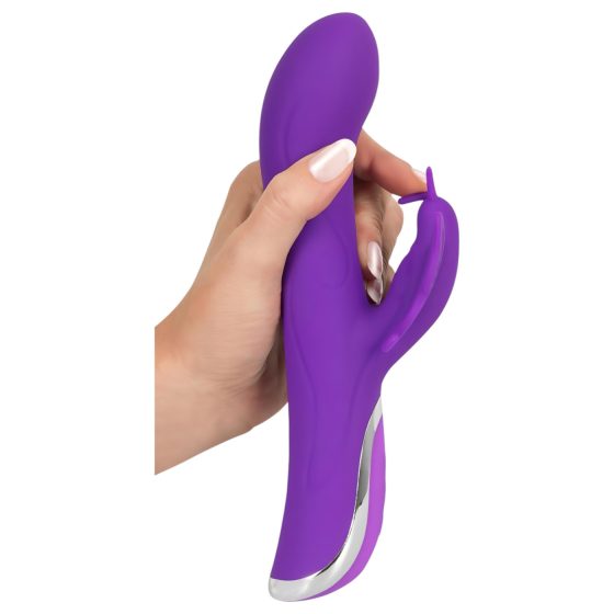 SMILE Rotating Turbo - rotating head vibrator with clitoral arm (purple)