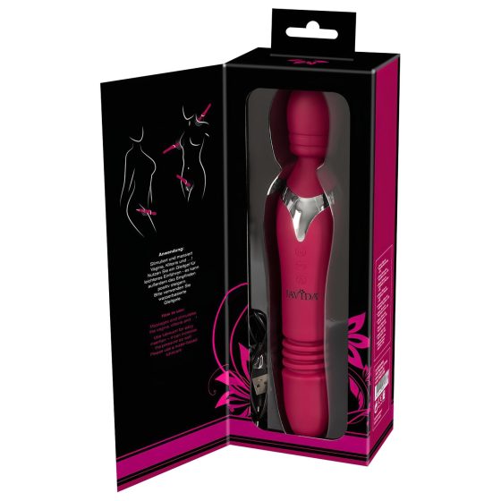 Javida Thrusting - 3in1 Massage Vibrator (Red)