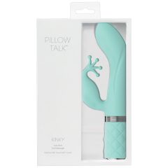   Pillow Talk Kinky - Rechargeable, Dual Motor G-Spot Vibrator (Turquoise)